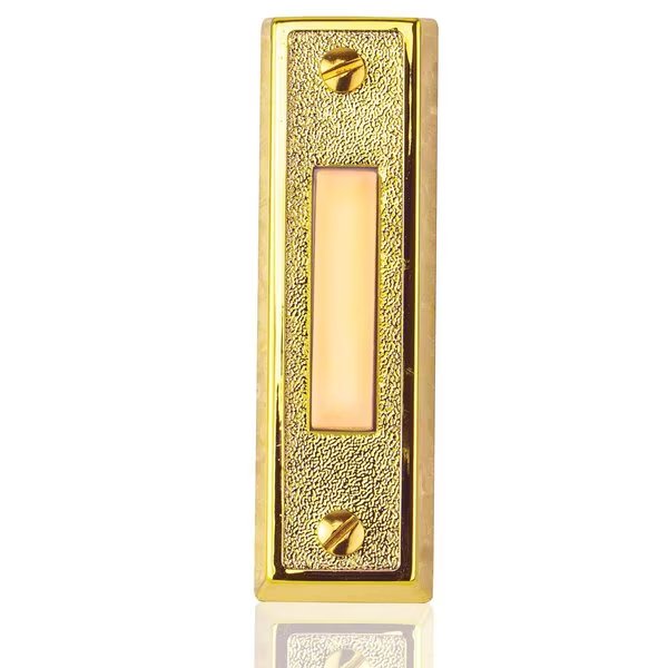 Lighted Door Chime Push Button, Brass, Newhouse Hardware, Mfr#: BT2BL